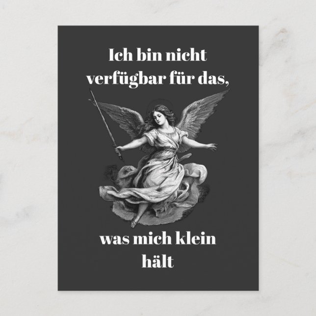 Angels of Unavailability Postcard (Front)