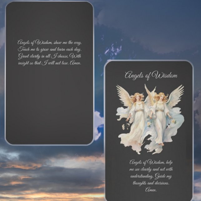 Angels of Wisdom Prayer Card (Creator Uploaded)