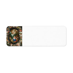 Angels Offering Gifts Return Address Label