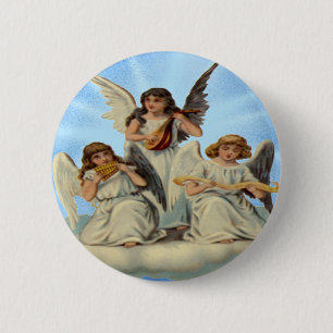 Angels On A Cloud Button