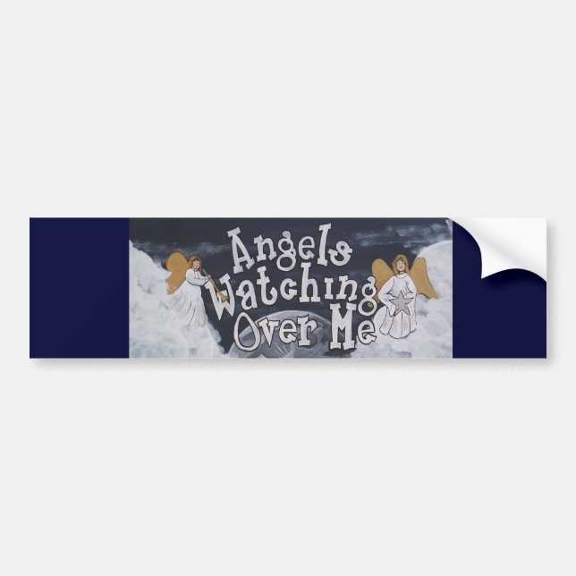 Angels On Your Bumper Sticker (Front)