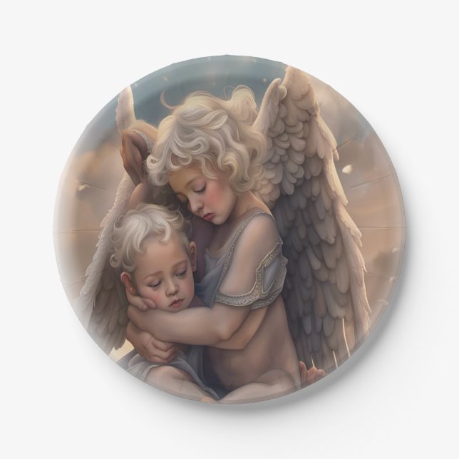 Angels Paper Plate (Front)