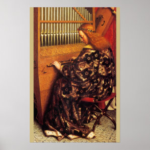 ANGELS PLAYING MUSIC ,detail Poster