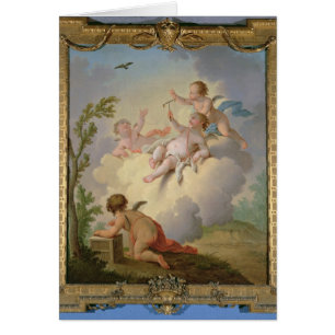 Angels Playing with a Bird in a Landscape