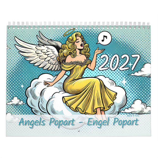Angels Popart – Engel Popart 2027 Calendar (Cover)