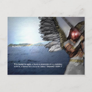 Angels Protect Aunu'u Postcard