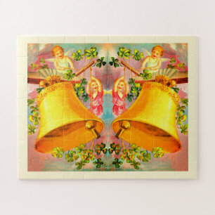 Angels ringing bells art jigsaw puzzle