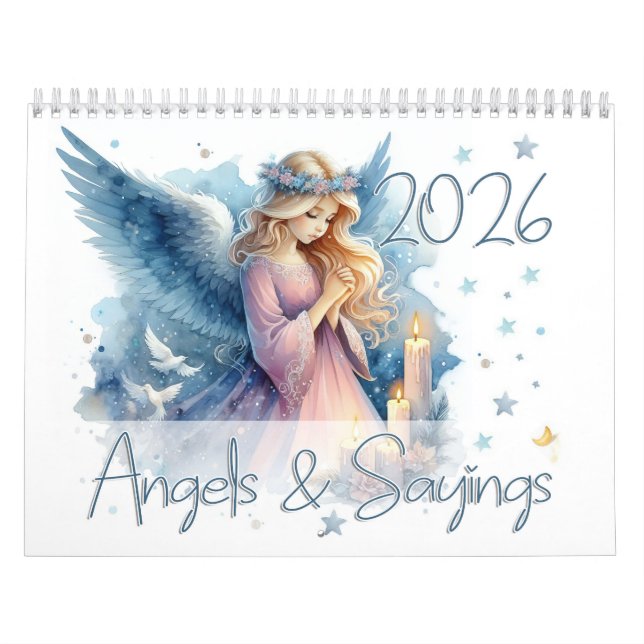 Angels & Sayings 2026 Calendar (Cover)
