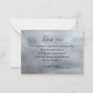 Angel's Shadow Thank You  Card