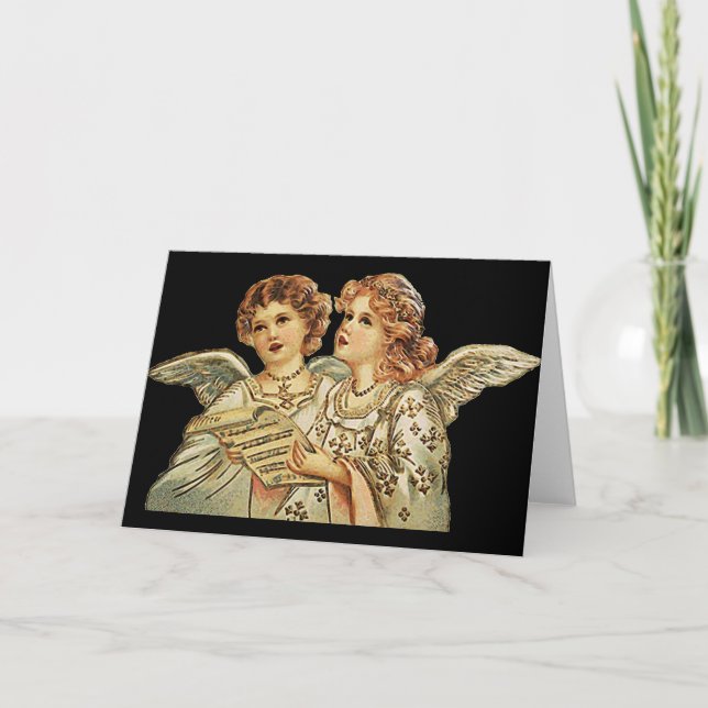 Angels Singing Holiday Card (Front)