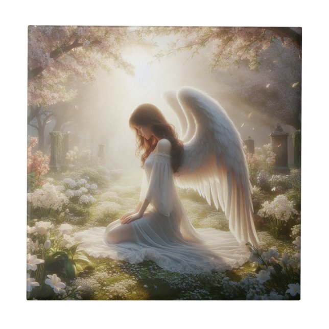 Angel's Solace Ceramic Tile (Front)