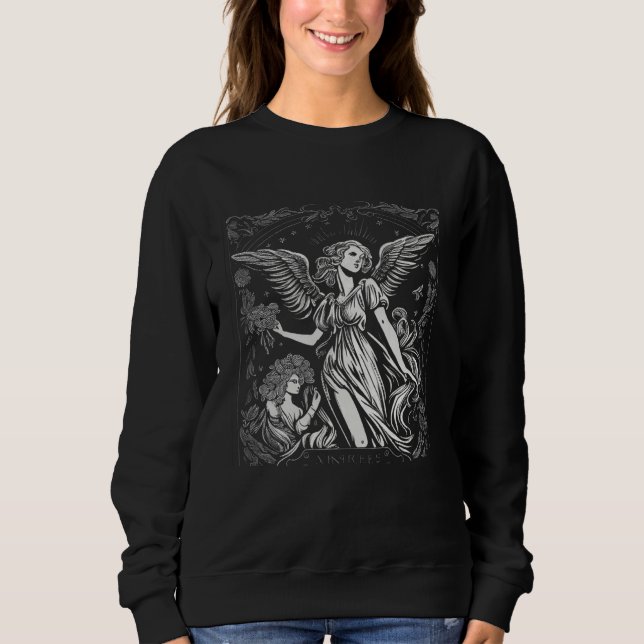 Angels Tarot Card Graphic for Men Women Boys Girls Sweatshirt (Front)
