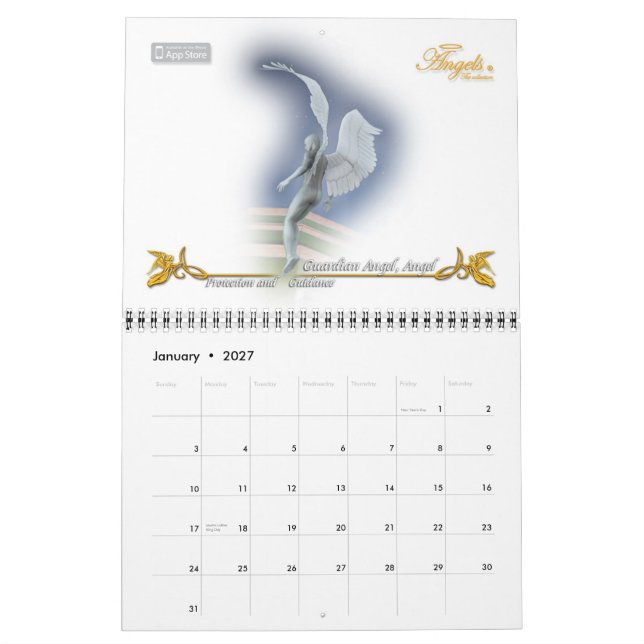 Angels, The Collection Callendar Calendar (Jan 2027)