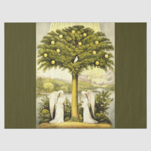 angels times past tissue paper