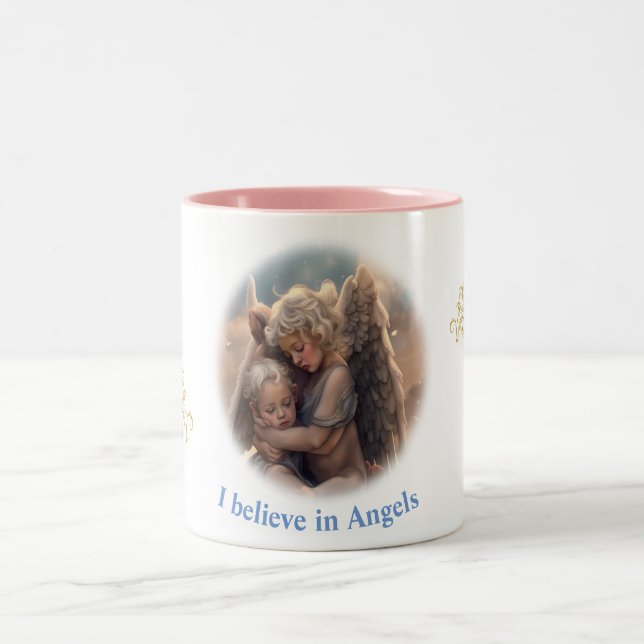 Angels Two-Tone Coffee Mug (Center)