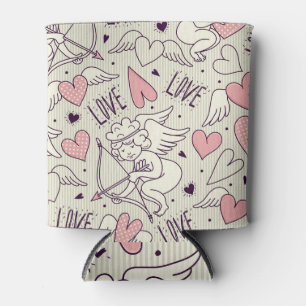 Angels, Valentine's Day, love pattern. Can Cooler