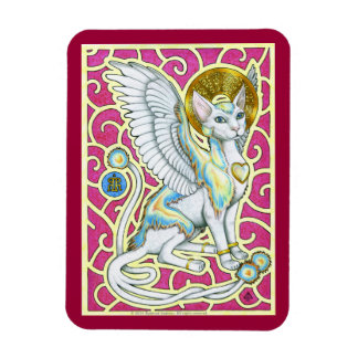 Angels Walk on 4 Paws Premium Magnet