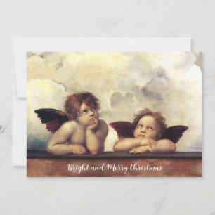 ANGELS / Winged Cherubs ,Clouds Raffaello Sanzio Invitation