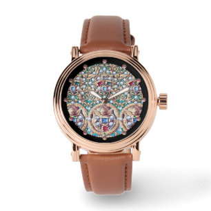 ANGELS WITH ANTIQUE JEWELS,GEMSTONES,PEARLS WATCH