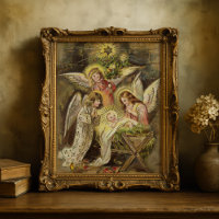 Angels with Baby Jesus | Vintage Christmas