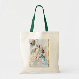 Angels With Bell Tote Bag