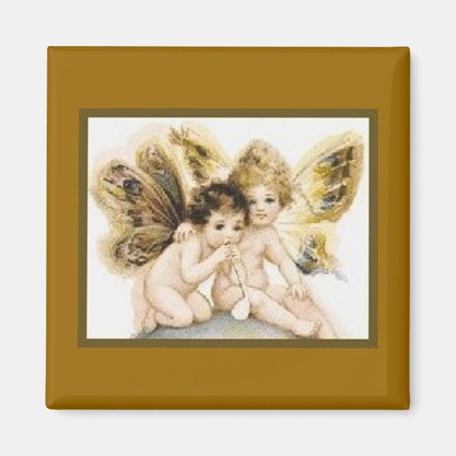 Angels with Butterfly Wings Magnet (Front)