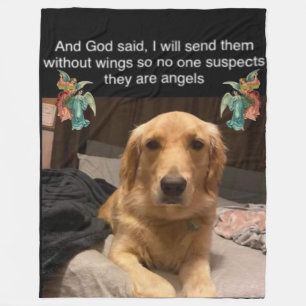 ANGELS WITHOUT WINGS FLEECE BLANKET
