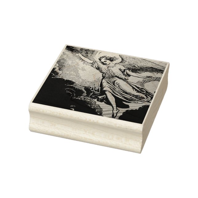 ANGELS Wood Art Stamp (Stamp)