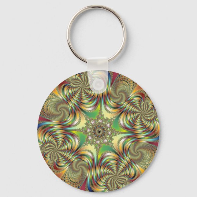 Angelus - Fractal Keychain (Front)
