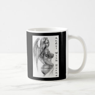 angelwithhornsbnwflash coffee mug