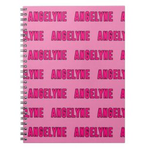 Angelyne name notebook