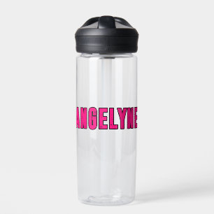 Angelyne name water bottle
