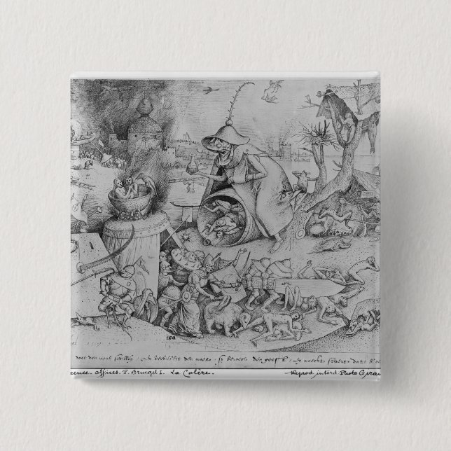 Anger, 1557 15 cm square badge (Front)