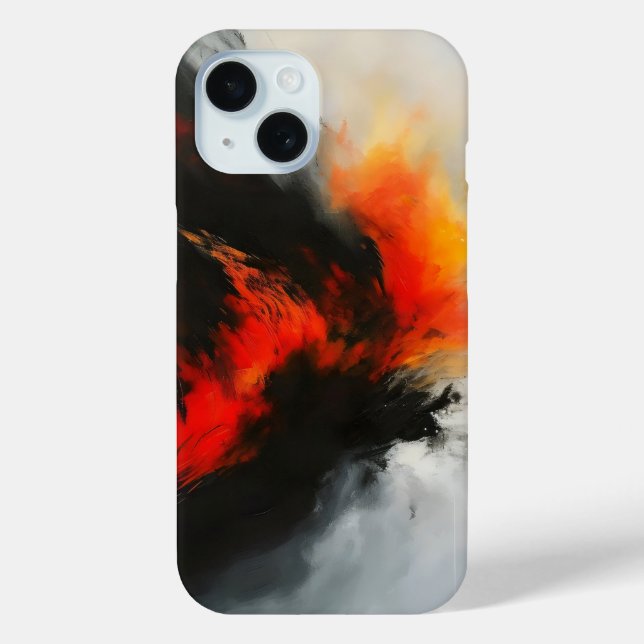 Anger Abstract Art Case-Mate iPhone Case (Back)