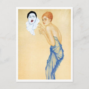Anger - from the Pierrot's Love Series Postcard