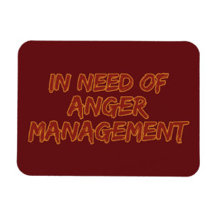 Anger Management custom colour magnet