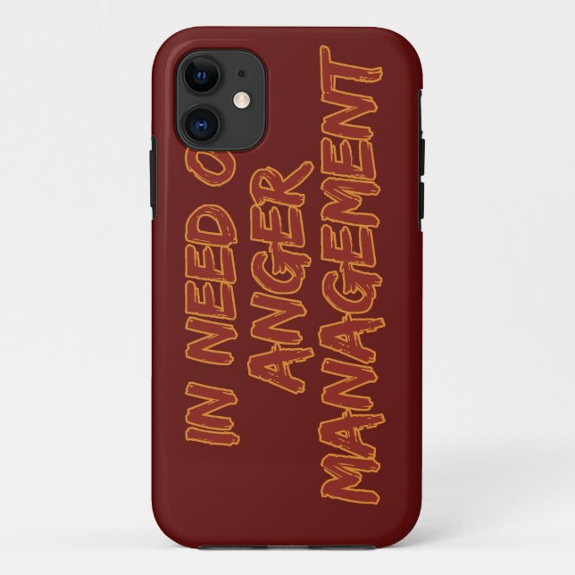 Anger Management custom iPhone case (Back)