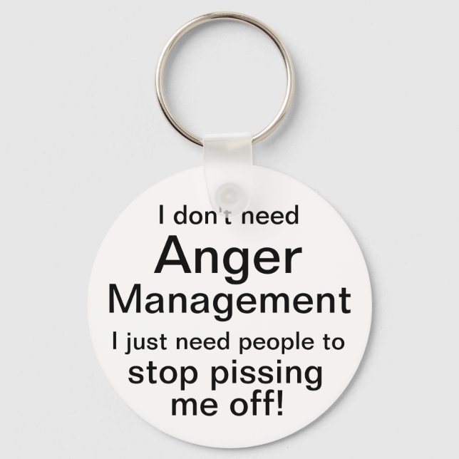 Anger Management Key Chain (Front)