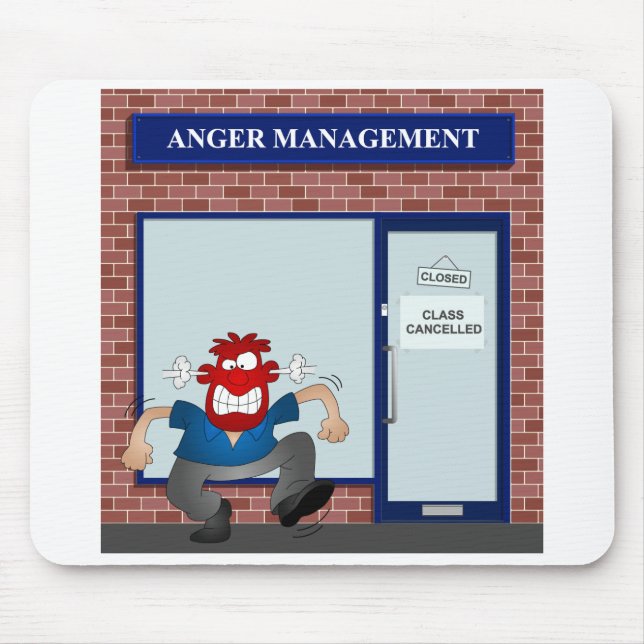Anger management mouse pad (Front)