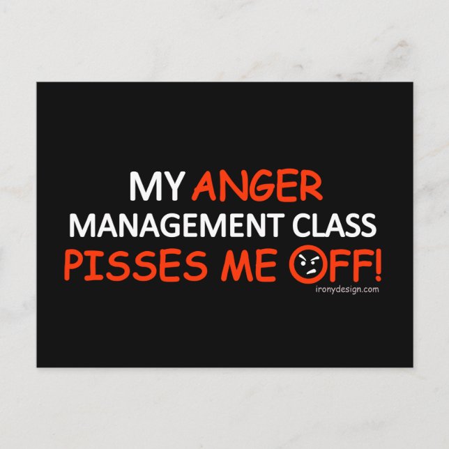 Anger Management Postcard (Front)