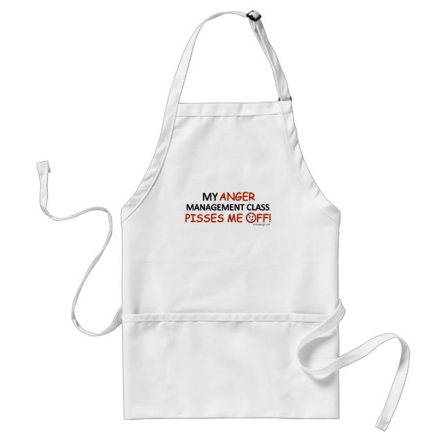 Anger Management Standard Apron (Front)