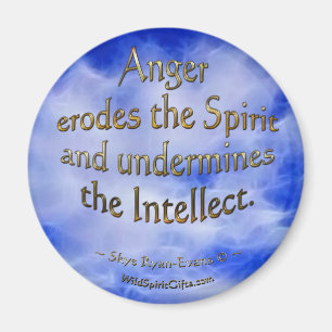 "Anger" Motivational Poetry Magnet