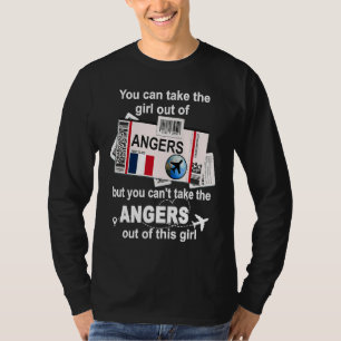 Angers Boarding Pass  Angers Girl  Angers T-Shirt