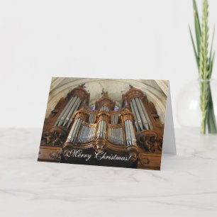 Angers Cathedral organ Holiday Card