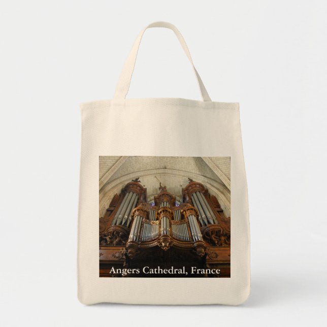 Angers Cathedral organ Tote Bag (Front)