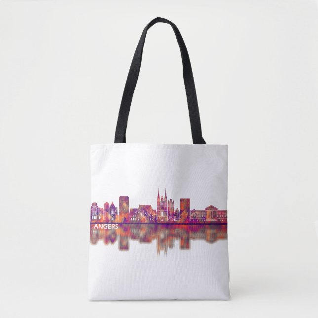 Angers France Skyline Tote Bag (Front)