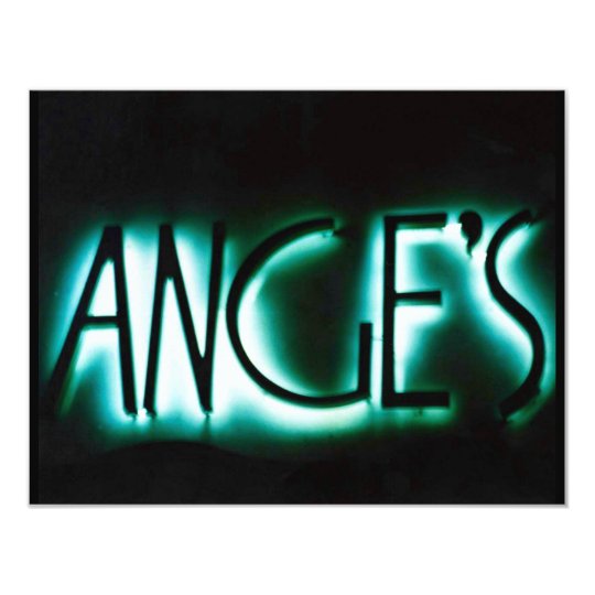 ANGE'S ANGELS PARTY INVITATION INVITE ANGE ANGEL