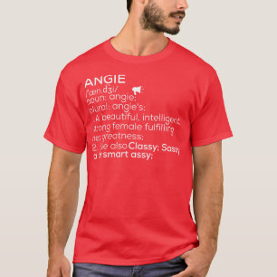 Angie Name Angie Definition Angie Female Name Angi T-Shirt