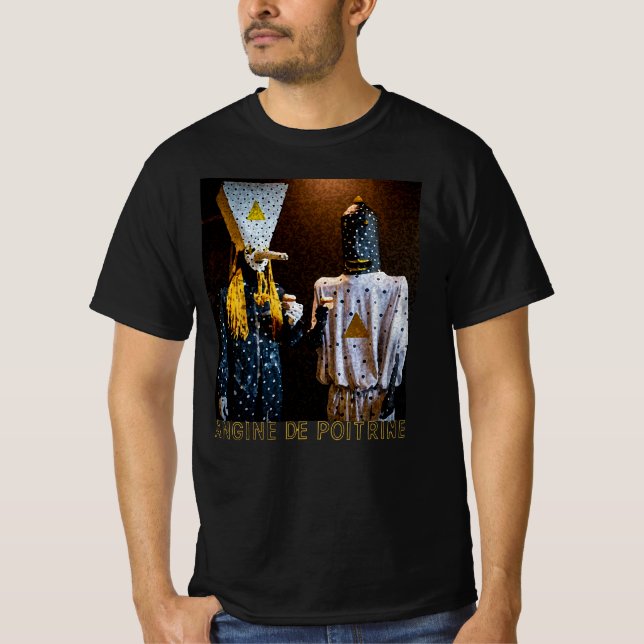 Angine de Poitrine Quebec Canada Rock Mantra Band T-Shirt (Front)