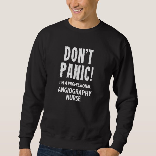 Angiography Nurse Sweatshirt (Front)